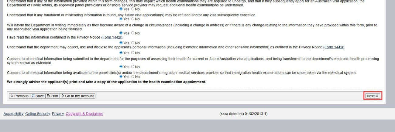 417澳洲打工度假 體檢表申請 HAP體檢單號 referral letter client personal details  visa TRN visa request ID