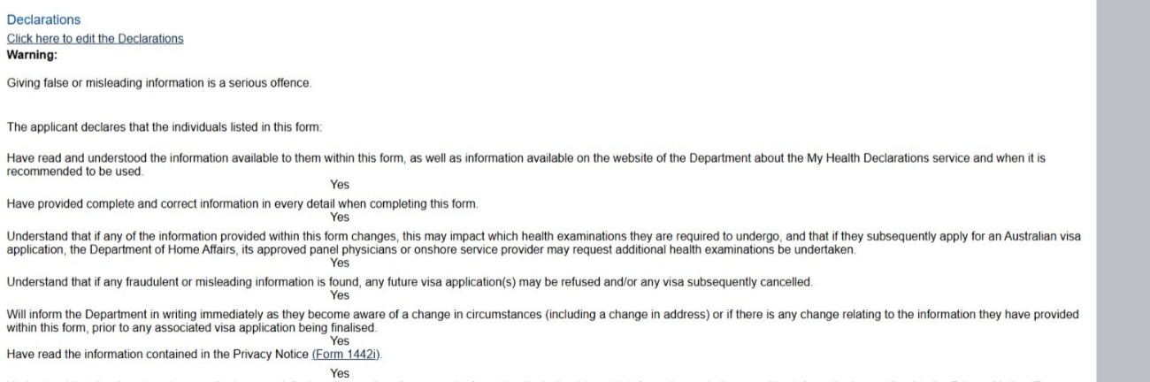 417澳洲打工度假 體檢表申請 HAP體檢單號 referral letter client personal details  visa TRN visa request ID