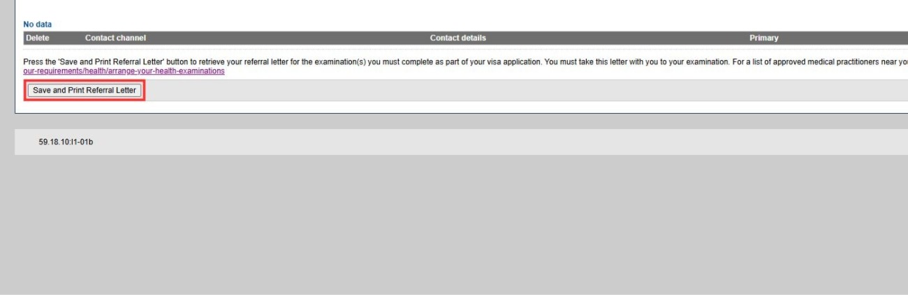 417澳洲打工度假 體檢表申請 HAP體檢單號 referral letter client personal details  visa TRN visa request ID