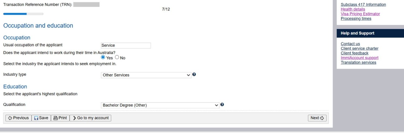 417澳洲打工度假 體檢表申請 先登入申請人帳戶 申請人名稱密碼