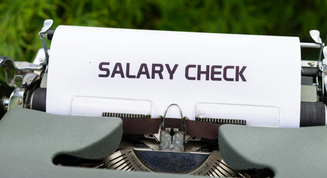 黑色字體salary check 薪資確認 澳洲打工度假