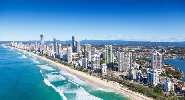 有很多昆州的建築物在河旁邊 昆州TAFE 寵物管理 獸醫護理