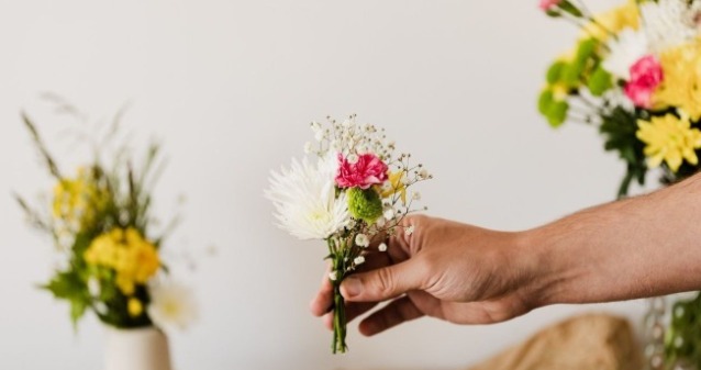 花藝設計與創作的示意圖