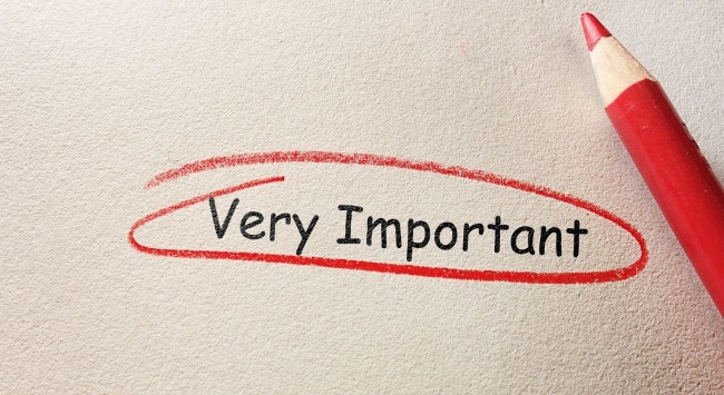 重要注意事項圖示