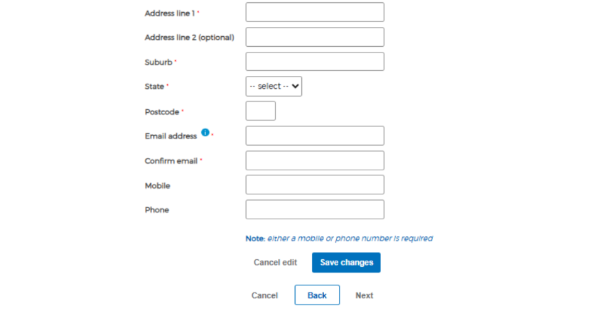 417澳洲境內如何預約BUPA體檢 postcode confirm email mobile phone 