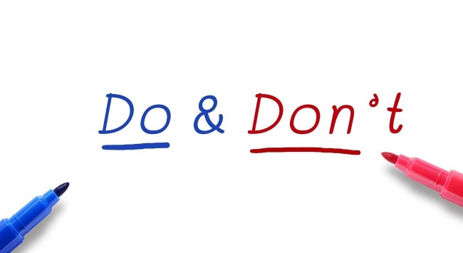 Do and Don't
