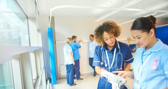 護理人員的工作現場